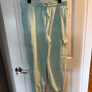 Women's Mint Green Jogger Pants